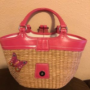 Authentic coach basket bag